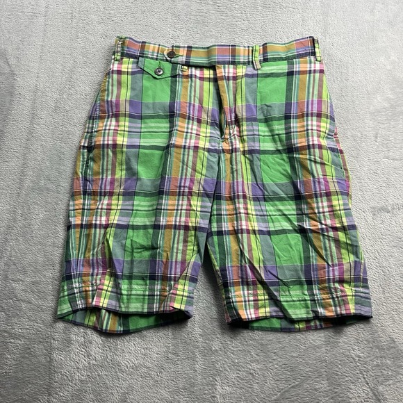 Polo Ralph Lauren Other - POLO Ralph Lauren Authentic India Madras Shorts Mens 30 Patchwork Classic Fit
